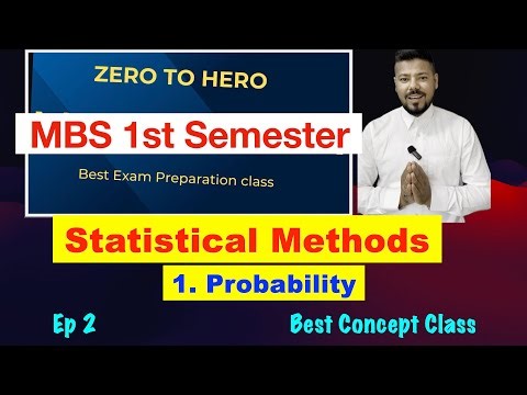 #2 Probability┃Ep 2┃Chapter 1┃ Statistical Methods┃MBS 1st First Semester┃MBA┃