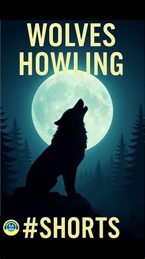 🐺 Wolves Howling Sound Effect #Shorts