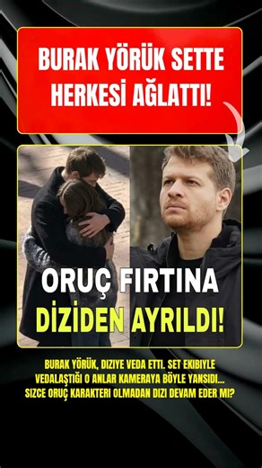 BURAK YÖRÜK SETTE HERKESİ AĞLATTI!