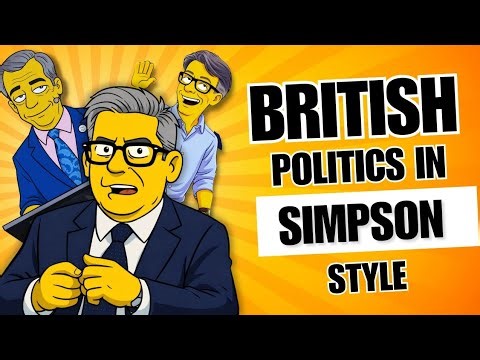 UK Politics But It's The Simpsons 😂 | Funny Political Moments #uk #funny 