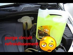 purge du circuit refroidissement