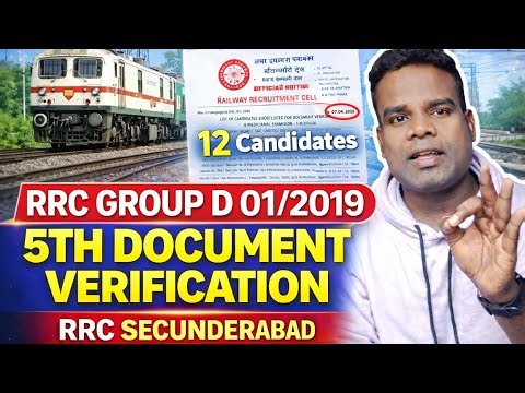 #rrc Group D 5th DV CEN 01/2019 Secunderabad Cutoff Reduced 💥 Mr 3g vlogs 🧐