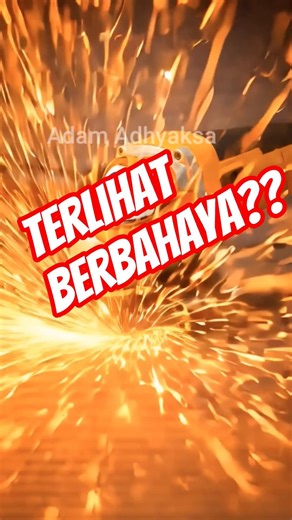 Gerinda Tangan: Percikan Api Itu Tanda Proses #gerinda #alatbengkel #perkakas #tipsproyek