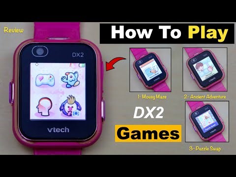 KidiZoom Smartwatch DX2 - How To Play GAMES?