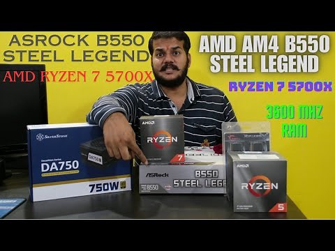 ASRock B550 Steel Legend, Unboxing, full review and Explanation, Build.