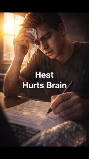 Your Brain Literally Shuts Down in Extreme Heat #brainfacts #science #mindblown