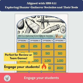 HSS 6.1.1 Trivia Game | Survival & Innovation: Hunter-Gatherer Societies