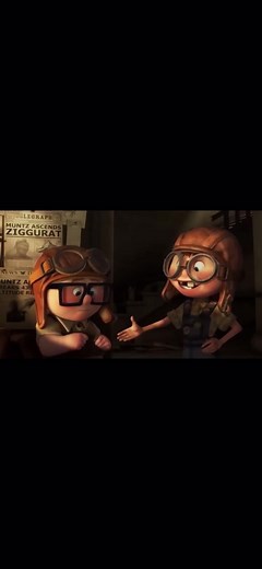 Carl Meets Ellie in Up Adventure Story