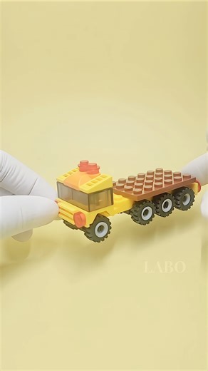 Building a 6-Wheel LEGO Cargo Truck! 🔥 #shorts #lego