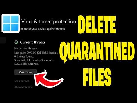 How To Delete Quarantined Files In Windows Defender Windows 11