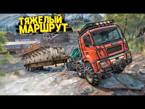 Is the Azov Atom the new king of mud? Let's test it on a challenging route! Snowrunner