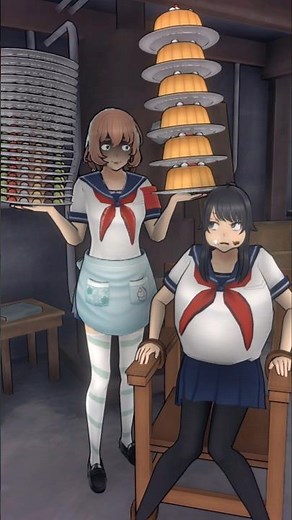 Amai K!d**ps Ayano! Amai Gets Rid of Ayano! (Yandere Simulator) #shorts
