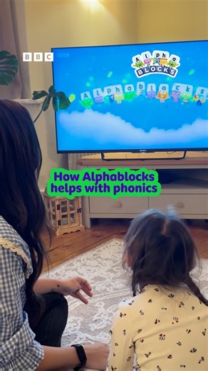 CBeebies Parenting on Instagram: "Phonics is all about the sounds that make up words. 🔤 Alphablocks helps to bring this to life showing children how these letter teams work together. @littlehappylearners shows us how she uses Alphablocks to help her daughter learn the “ch” and “sh” sounds. This is a great way to play with phonics and practice different sounds. 👉 You can watch all episodes of Alphablocks on @BBCiPlayer #CBeebies #CBeebiesParenting #Alphablocks #Phonics"