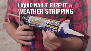 Weatherstrip your garage door before fall arrives with Liquid Nails Fuze*It All Surface Construction Adhesive. liquidnails.com/fuzeit | LIQUID NAILS® ADHESIVES | Facebook
