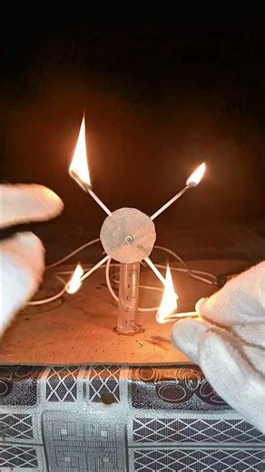 Fire chain Reaction #experiment #explore #science #asmr