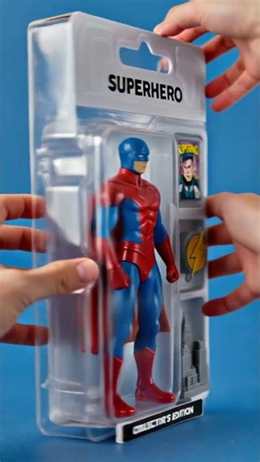 💥 80s Action Hero Toy Figure – Retro Edition!