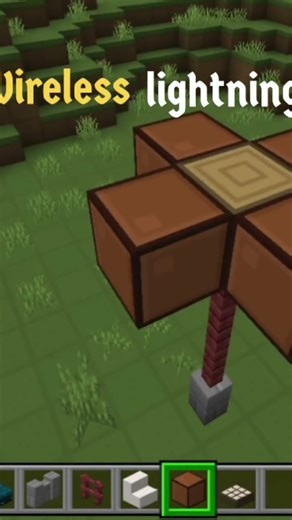 Minecraft wireless lighting! #short