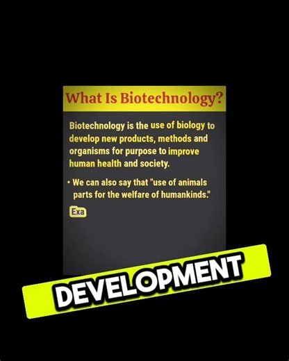 What is Biotechnology? 🧬 Definition & Examples #shorts #biology