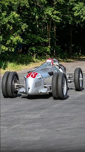 6.0L V16 engine start up sound😳 #autounion #audi #autouniontypec #typec #fosgoodwood #v16engine