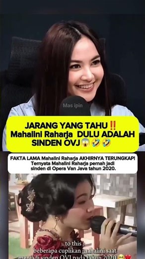 JARANG YANG TAHU! 😳 Mahalini Raharja Pernah Jadi Sinden di Opera Van Java!