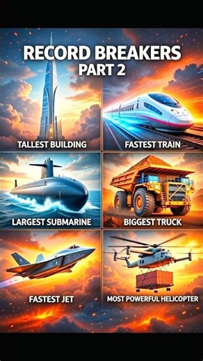 Fastest Train vs Biggest Truck 🚄🚛 Record Breakers Part 2 #Shorts