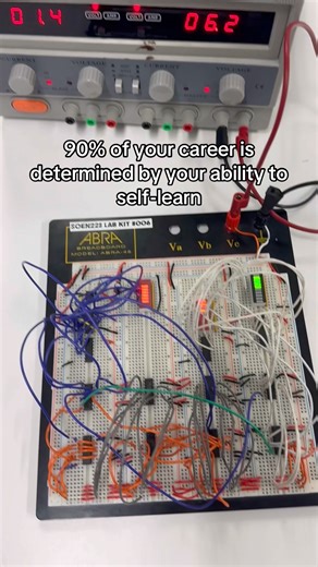 Your career grows as fast as you can teach yourself. #computerscience #coding #developer #student