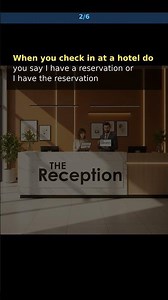 Stop Saying 'A' — Use THE Correct Article at Hotels