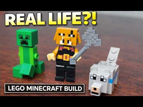 LEGO Minecraft in Real Life?! 🤯