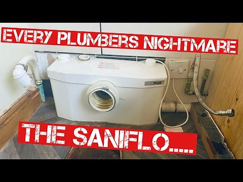 THE JOB EVERY PLUMBER HATES.....THE BROKEN SANIFLO!!!!... Saniflo not pumping away & leaking