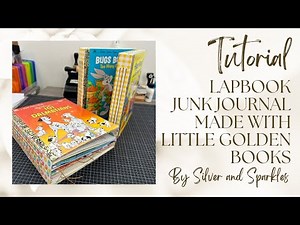 Little Golden Book Journal LAPBOOK! Full tutorial! #littlegoldenbook