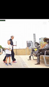 Hlw old woman 🤣🤣 #statueprank #lifestyle #cowboyprank #fblifestyles #reels | Human Statue