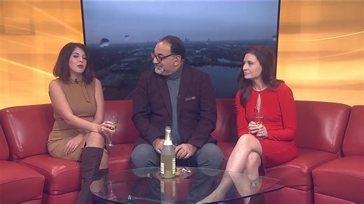 9.2K views · 304 reactions | A toast! With our last weekend GDC show of the year, Tom, Amy and Meteorologist Sarah Converse wish you the best for the coming year! Thanks for watching! See you in the New Year! | Good Day Columbus | Facebook