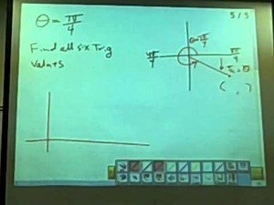 Find All Six Trig values form 7pi/4 172L7p6.AVI