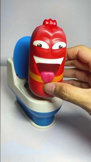 Satisfying with unboxing Larva Toilet Toys ASMR Videos #toys #shinchan #shorts #unboxing #larva