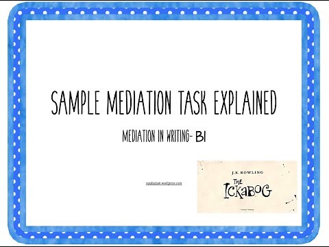 4. sample mediation in writing: The Ickabog- B1 ENGLISH EOI (4º ESO)