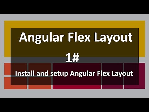 Install and setup Angular Flex-Layout