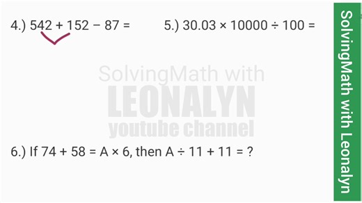 Basic Math | Free Reviewers with Leonalyn