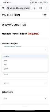 How to audition for K-pop in 2026, YG online audition tutorial