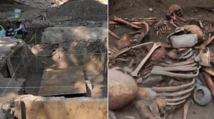 Ancient burial pit found in Mexico with dozens of skeletal remains