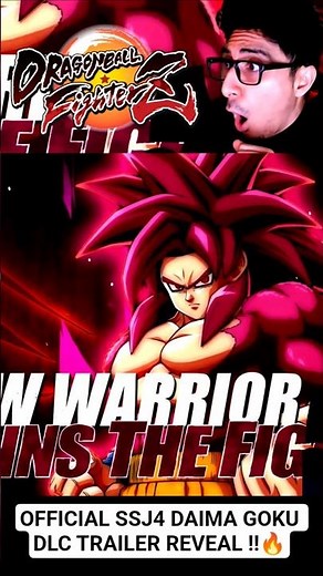 NEW FIGHTERZ DLC 2026! - Dragon Ball FighterZ SSJ4 Daima Goku Reveal