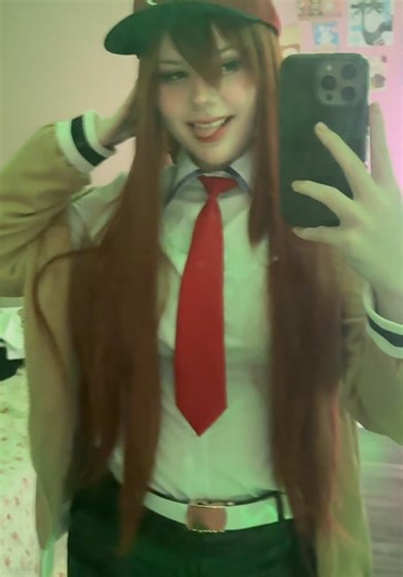 the moots and i are gonna pop off w new cosplays #cosplayer #steinsgate #makisekurisu #cosplaychristmas #steinsgatecosplay