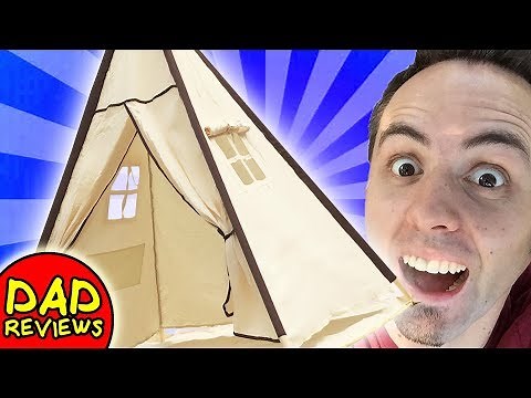 BEST Kids Teepee Tent | Play Tent Assembly Instructions | Lavievert Indian Canvas Setup Instructions