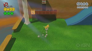Super Mario 3D World: Statue Mario is Invincible
