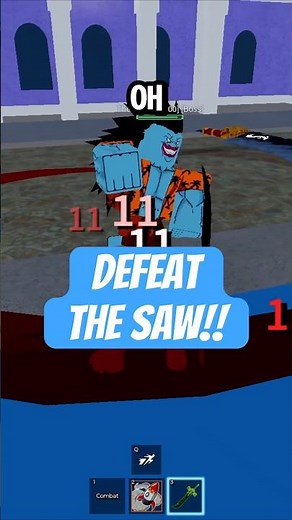 How to Defeat The Saw Boss in Blox Fruits! ⚔ #roblox