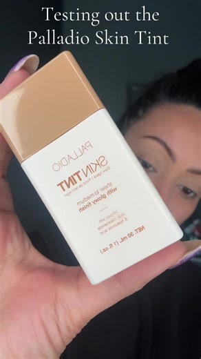 Testing out the @Palladio Beauty Skin Tint! So lightweight & glowy! #makeup #makeupreview #affordablemakeup #nomakeupmakeup