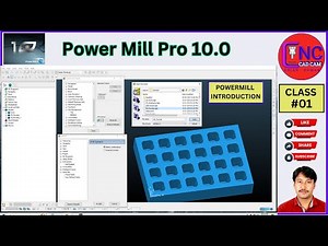 POWERMILL PRO 10 INTRODUCTION | HOW TO MAKE PROGRAM IN POWERMILL PRO 10 | DELCAM 10 |