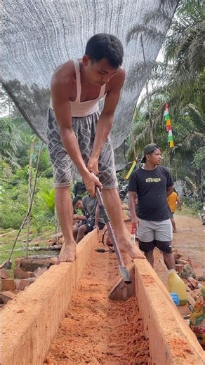 Amazing Traditional Wooden Boat Building Process #woodenboat #pacujalur #boatbuilding