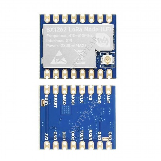 Spotpear Core1262 LF/HF LoRa module long distance communication SX1262 anti-interference LoRa chip