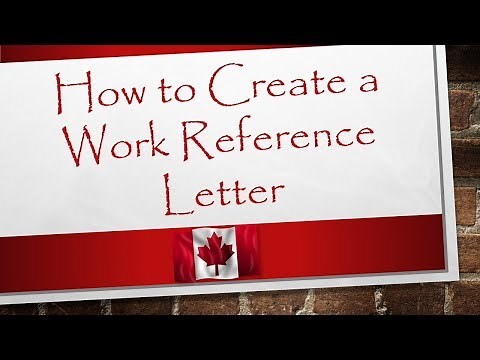 Work Reference Letter Format | Canada Immigration
