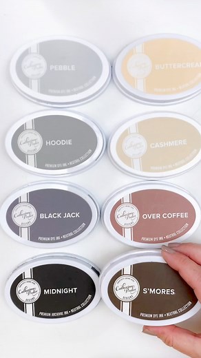 Neutral but never boring ✨ The Neutrals Mix and coordinating paper packs will absolutely become staples in your crafty stash! #catherinepoolerdesigns #neutraltones #catherinepoolerink #miniinkpads #cardmaking | Catherine Pooler Stamps- www.catherinepooler.com